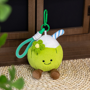 ตุ๊กตาโคโคนัทและน้ำมะนาวเขตร้อน - ซีรีส์มหาสมุทรสุดนุ่มพร้อมใยฝ้าย PP, พวงกุญแจคลายเครียด - Product Image 2