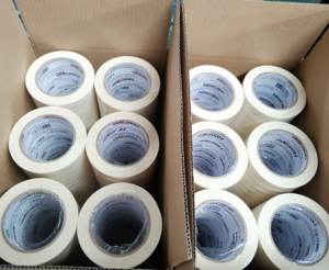 Ruban de masquage en papier crépon blanc de haute qualité adhésif acrylique activé par l'eau simple face 10m/50m longueur 48mm/10mm largeur peintres - Product Image 6