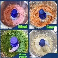 Machine multifonctionnelle pour la préparation de sauce chili et d'ail, la purée de pommes de terre, la pâte de chili, la pulpe de pomme, la découpe de légumes et la préparation de purée