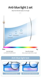 Mắt ống kính màu xanh cắt ống kính màu xanh khối 1.56 ống kính quang học với chất lượng cao lentes oftalmicos - Product Image 6