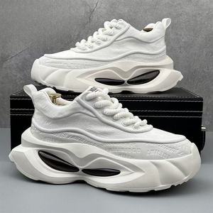 Chaussures pour hommes 2025 nouvelle niche polyvalente à semelles épaisses mode sport décontracté chaussures augmentant la hauteur - Product Image 2