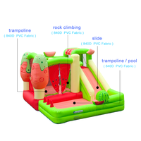 Château gonflable de sports de plein air toboggan d'obstacle de style nouveau trampoline gonflable toboggan aquatique jouets gonflables d'extérieur