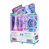 TAIKONGYI COSMIC CARNIVAL Machine d'arcade de jeu de récompenses en acier inoxydable avec grand écran et espace de rangement, distributeur de boissons