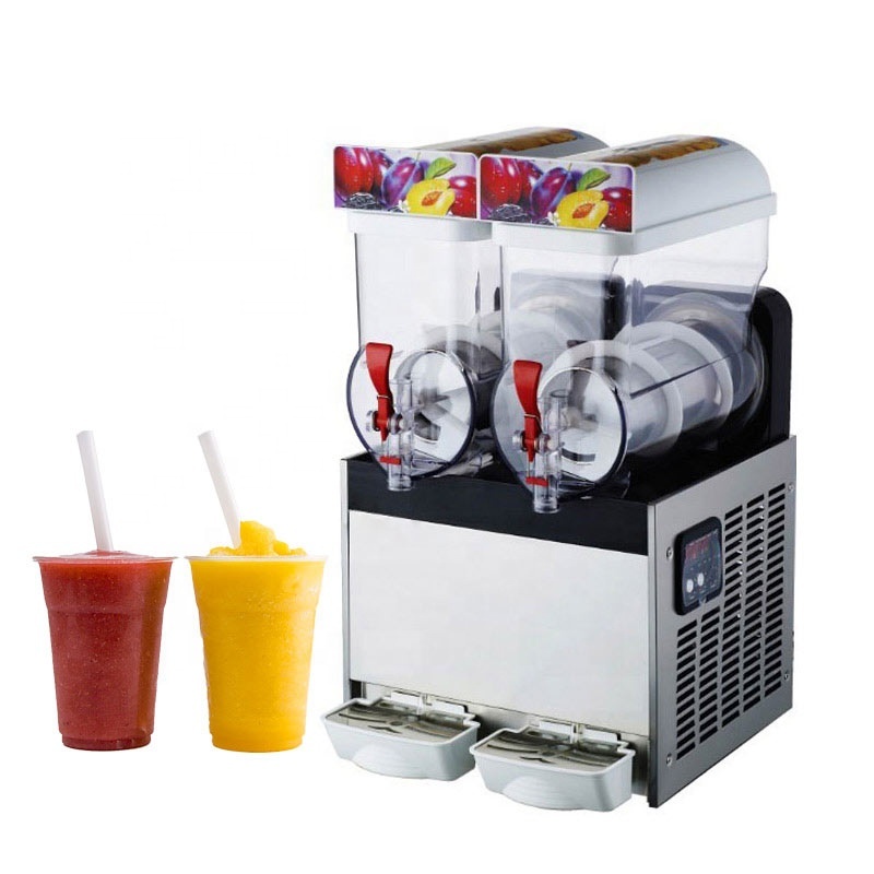 Машина для приготовления слякоти Granita, Бывшая в употреблении машина для приготовления слякоти, 3 бака, Коммерческий замороженный напиток, Машина для приготовления слякоти, 12 л