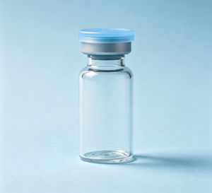 Flacons d'échantillons en verre transparent 3ml 5ml 10ml en gros, bouteilles de stockage vides en verre avec bouchons à sertir en aluminium bleu à capuchon rabattable - Product Image 6