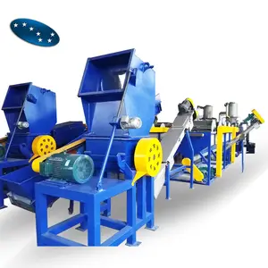 Chất thải nhựa PE PP phim tái chế máy chai pet dòng giặt tái chế LDPE HDPE PP PET
