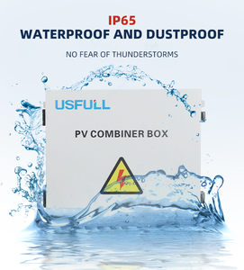 USFULL IP65 PV <strong>Combiner</strong> <strong>Box</strong> <strong>2</strong>/<strong>3</strong>/4/6/8 <strong>Strings</strong> 1000V 1500V 20A/25A/30A <strong>for</strong> Solar System - Product Image 2
