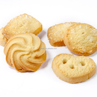 Biscuits au beurre de recette danoise authentique, saveur crème douce et œuf, biscuits de marque privée, authentiques de l'usine