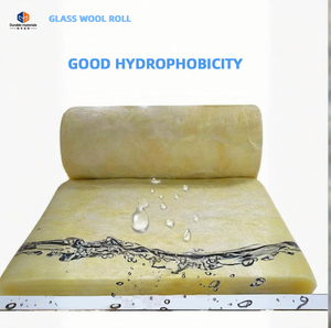 Hiện đại OEM sợi thủy tinh cách nhiệt mái nhà vật liệu chống cháy Len thủy tinh tấm vuông nhôm lá mỏng cảm thấy cách nhiệt - Product Image 5