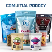 Sacs Plastiques Personnalisés Refermables en Gros Emballage Alimentaire Pochette Doypack à Fermeture Zip en Mylar Avec Logo
