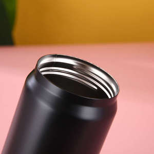 Thermos portable moderne personnalisé en acier inoxydable avec paille anti-fuite pour les voyages - Product Image 5