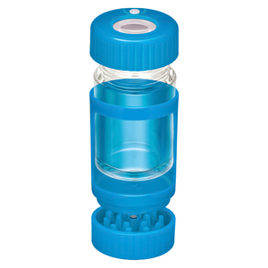 Gói Tùy Chỉnh Và Logo Thiết Kế Độc Đáo 4X Air Tight LED Magnifying JAR Herb Stash Jar MAG Jar Với Herb Grinder - Product Image 3