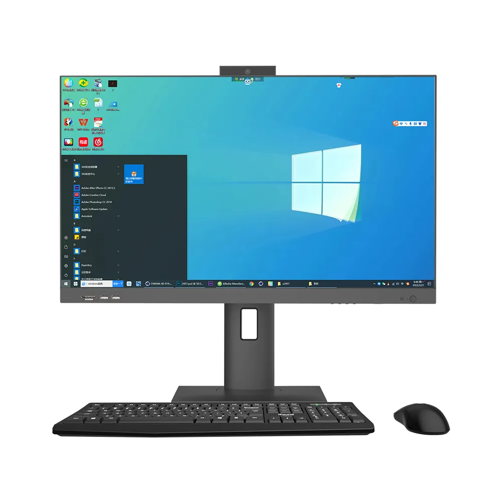 Computer Mouse Keyboard Set All In One Gaming Desktop 27 Inch Monitors All-in-one Pc 8gb Intel Core I7 All In One pc