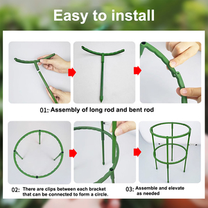 Verstellbarer abnehmbarer DIY-Blumentopf halter Mehrstufiger stapelbarer Pflanzenst änder für die Gartenarbeit - Product Image 6