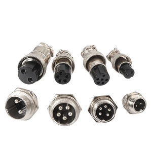 Prise de courant d'aviation connecteur électrique DF/GX20 19M 2PIN-7 broches châssis <span class=keywords><strong>fixe</strong></span> à vis - Product Image 3