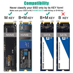 Externes NVMe.<span class=keywords><strong>2</strong></span> Laufwerksgehäuse M2 Typ-C Festplattenbox PCIe zu NGFF(M.<span class=keywords><strong>2</strong></span>) Typ-C SSD-Adapter - Product Image 5