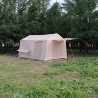 Tente Gonflable Rétractable pour Camping avec Toile Oxford Imperméable en PVC Spécial pour Aventures en Plein Air