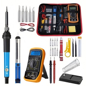 ชุดหัวแร้งบัดกรี 19-IN-1 พร้อมมัลติมิเตอร์ดิจิตอล LCD หัวแร้งบัดกรี 60W หัวแร้ง 5 ชิ้น ปลั๊ก EU/US - Product Image 1