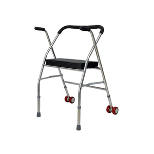 <b>Walker</b> With Wheels Height Adjustable Thick Sponge Seat For <b>Elderly</b> And Disabled - Product Image 2