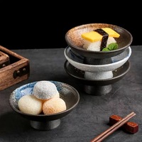 Bol à dessert en céramique japonaise XUANHUI, bol à glace, yaourt, pour restaurant, assiettes à gâteaux, apéritifs en porcelaine pour la maison