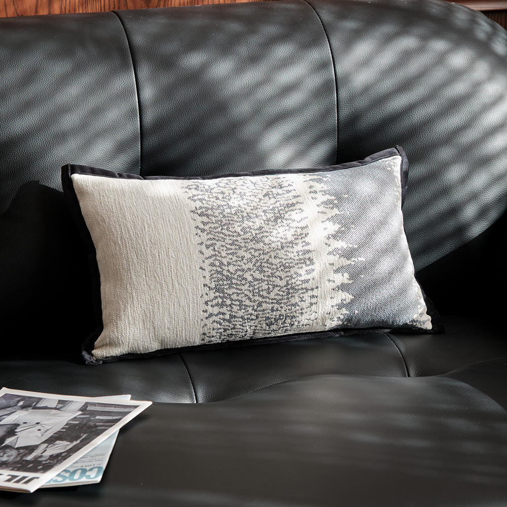 Floating life dream gray with dutch velvet pure black - 30x50