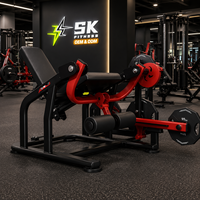 Machine à extensions de jambes SK Commercial, équipement de musculation professionnel à charge libre pour l'isolation musculaire des quadriceps