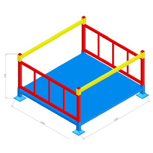 Estante de paleta selectivo de acero industrial personalizado Recubrimiento de polvo electrostático Marca Guangming 5 años de garantía Estantes apilables - Product Image 2