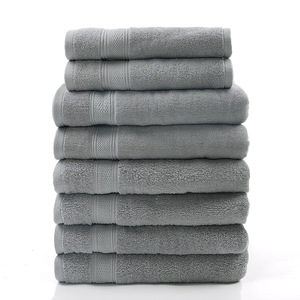 Juego de Toallas de Baño Kim Ryan 32x32cm 40x70cm 70x140cm, Toallas Faciales Absorbentes de Algodón Puro con Tejido Jacquard - Product Image 2