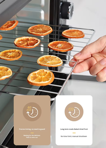 <span class=keywords><strong>Four</strong></span> miniature intelligent avec conception à double couche, <span class=keywords><strong>four</strong></span> électrique multifonctionnel de 32 L pour pizza, biscuits et croissants français - Product Image 5