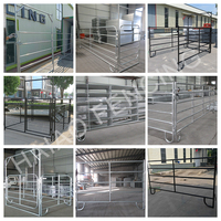 Panneaux de clôture pour chevaux et bétail, galvanisés, robustes, sur mesure, en gros, pour fermes avec portails