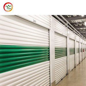 Porte d'Entrée de Stockage Moderne en Acier à Volets Roulants 8*6 Pieds ; Porte Enroulable avec Rouleau en Acier - Product Image 1