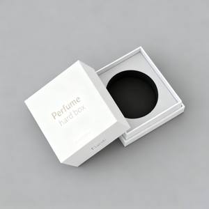 صندوق عطور فاخر مكون من قطعتين للبيع بالجملة، مع طباعة مخصصة وقاعدة من الفوم EVA وغطاء - Product Image 6