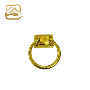 Wholesale Plastic Ring Shape Golden Furniture Handles Kitchen Cabinet Handles for Sofa for Hotel Decorative Accessory - Product Image 2