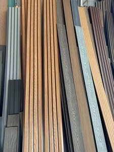 Gran revestimiento de pared Interior/Exterior 3D, paneles de cubierta WPC grises, revestimiento de pared Exterior decorativo hecho de plástico duradero - Product Image 3