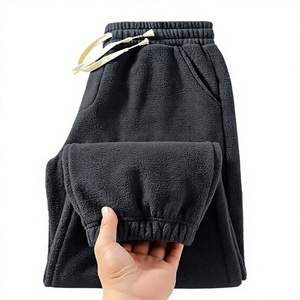 Pantalon de survêtement polaire pour homme – Chaud et décontracté pour l'hiver – Jogger sportif – Vêtements de sport personnalisables – Vente en gros - Product Image 4