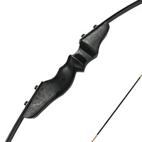 Kit arc-en-ciel recourbé, puissance de 40 lb, pour droitier, Long, traditionnel, pour la chasse et le tir en plein air