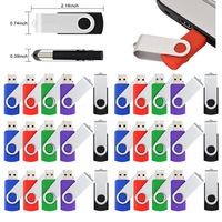20236 USB2.0 3.0 Flashdisk Kulit USB 4GB 8GB 16GB 32GB Light Stick Cles Usb untuk Hadiah Bisnis Promosi