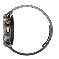 Montre connectée AK93 pour hommes, écran AMOLED 1,53 pouces, batterie 1000 mAh, puce 8773EWE, mémoire 128 Mo, Bluetooth 5.2, assistant vocal IA, appels, plus de 100 sports, IP68