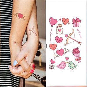 <span class=keywords><strong>Tatuajes</strong></span> Temporales Personalizados a Prueba de Agua <span class=keywords><strong>para</strong></span> el Día de San Valentín, con Transferencia de Agua, <span class=keywords><strong>para</strong></span> Arte Corporal <span class=keywords><strong>en</strong></span> Brazos y Piernas <span class=keywords><strong>para</strong></span> Mujeres y Hombres - Product Image 2