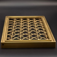 Maille décorative en acier inoxydable, maille tissée architecturale, maille métallique carrée de designer, panneaux de maille plate ondulée