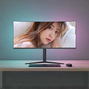 Monitor de Juegos Curvo Ultrafino sin Marco de 34 Pulgadas, UHD 4k 240Hz, <span class=keywords><strong>Pantalla</strong></span> Ancha para PC de Escritorio, LCD LED RGB, ROHS, OEM ODM, Nuevo - Product Image 1