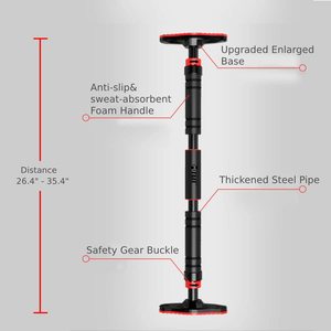 <span class=keywords><strong>Porta</strong></span> montata a muro barra Pull Up mento up stazione di immersione Fitness barra orizzontale maniglie impugnature palestra casa - Product Image 4