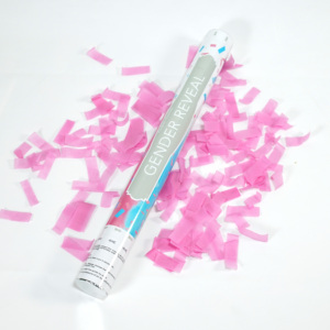 Sparacoriandoli per Rivelazione del Sesso del Bambino |   Blaster per Coriandoli Biodegradabili Rosa <span class=keywords><strong>e</strong></span> Blu per Decorazioni Rivelazione del Sesso del Bambino - Product Image 3