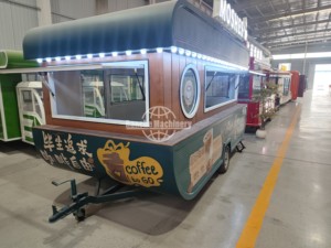 Outdoor Street Food Cart Ice Cream Waffle Coffee Juice For Park Party Festival And Events - Product Image 2