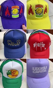 Gorras Trucker Juveniles Lisas de Alta Calidad para Impresión por Transferencia, Gorras Trucker Deportivas Bordadas con Malla para Sublimación - Product Image 4