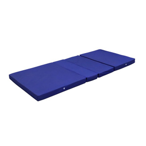 Matelas en mousse personnalisé 1920x840x80mm, imperméable, pliable, pour hôpital et usage domestique, housse en tissu Oxford bleu - Product Image 3