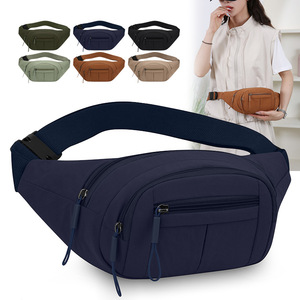 Women's Large Capacity Waist Bag Multiple Pockets Water Resistant Casual Crossbody Bag For Everyday Use Summer 2026 - Product Image 3