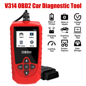 OBDII xe máy quét Đầu đọc phổ ô tô lỗi Detector V314 <span class=keywords><strong>onboard</strong></span> đọc mã thẻ công cụ Chẩn đoán - Product Image 3