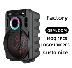 Haut-parleur sans fil portable ABS-8101 avec lumière RGB, basses HiFi, stéréo, logo personnalisé d'usine, livraison en 7 jours, nom BT personnalisé, 2026 Elite - Product Image 1
