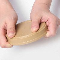 Meixuan Pot de fleurs en forme de plateau style bois brésilien, bol à lotus, récipient hydroponique - Plastique PP épaissi, respirant, résistant à la corrosion